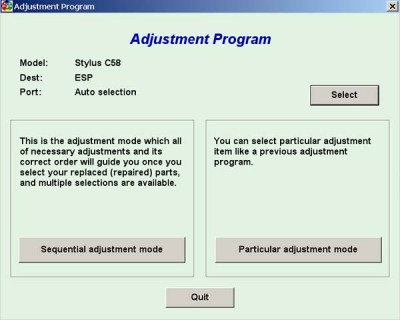 adjustment program epson sx435w download