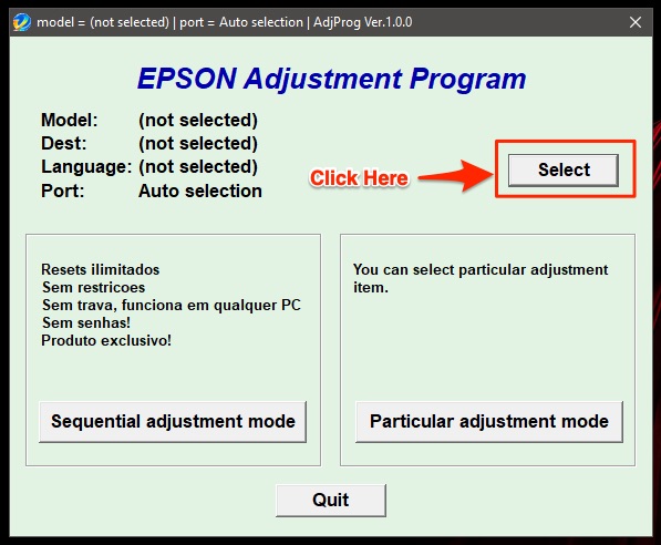 adjustment program epson sx435w download